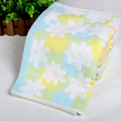 Pure cotton towel Twistless double cotton gauze embroidered towel gift towel