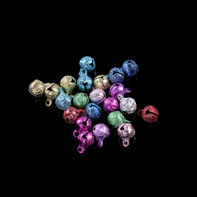 diy decorative accessory beads material crinkle painted bell