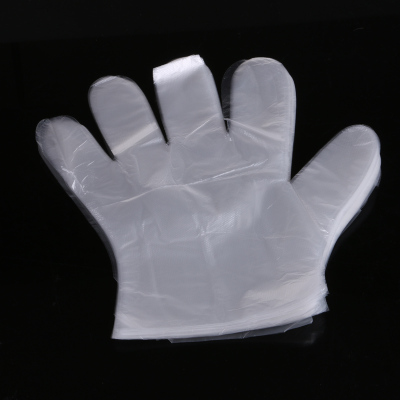 Disposable PE transparent plastic food glove