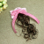 Children's hair ornaments cute bowknot wig hair clip