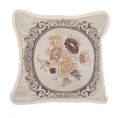 yarn-dyed jacquard weave home furnishing throw pillow