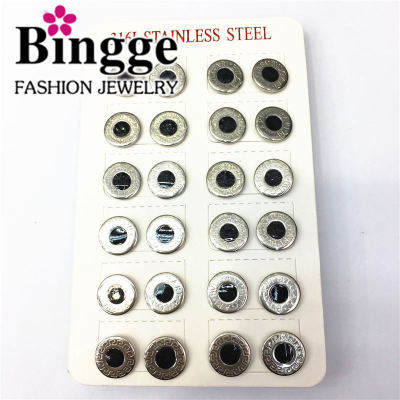South American popular accessories 316 l stainless steel earrings