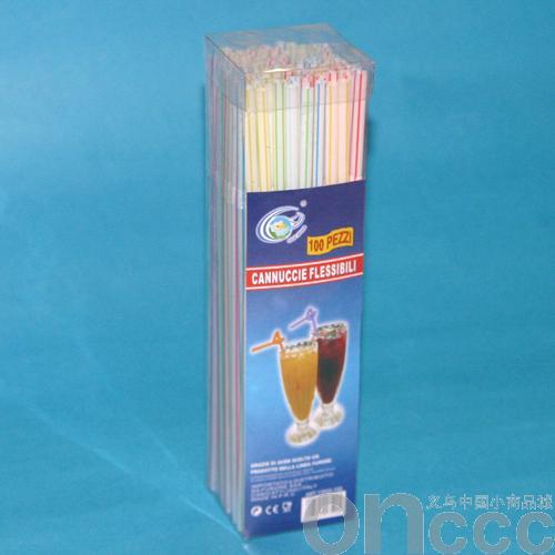 qianqing disposable plastic straw for daily use
