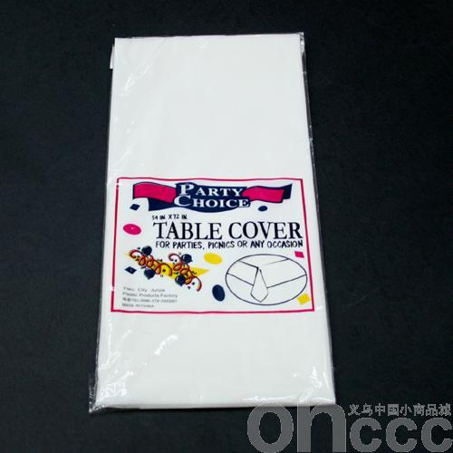 White Ordinary Tablecloth