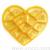 Manufacturers supply cosmetic plastic packaging blister tray large favorably yellow heart-shaped plastic boxes