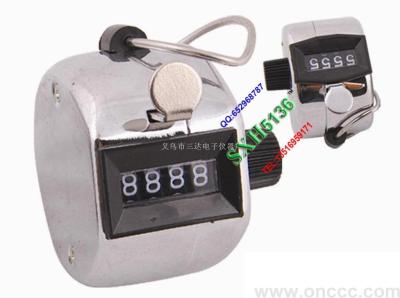 Metal hand press 4-digit counter