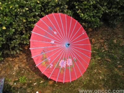 Red tourism craft umbrella