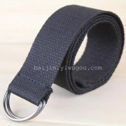 3.8cm Thin Cotton Tape Upper D Buckle， Simple and Generous Style Farmer