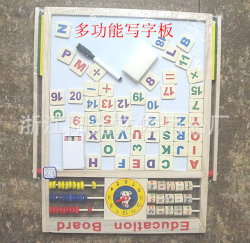 zhejiang factory supplies multifunctional writing board 39*47cm cartoon version wood board