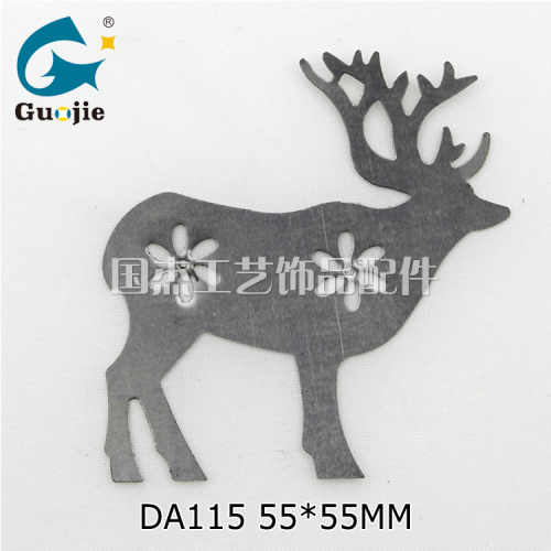 hardware flat sika deer long-legged antlers accessories short-tailed reindeer stamping giraffe decoration craft