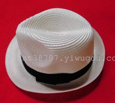 201,403,157 pure white minimalist braided black bow Hat