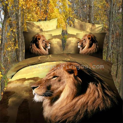 New Arrival Winter Bedding Warm Brushed Bedding Makes You Fondle Admiringly Factory Direct Sales Affordable LION
