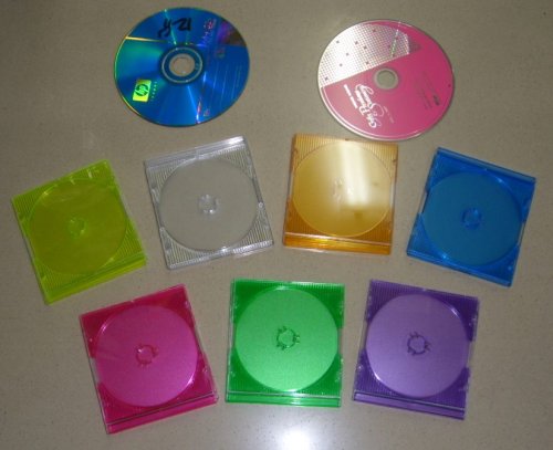 Plastic CD Case DVD Box Optical Disk Cartridge