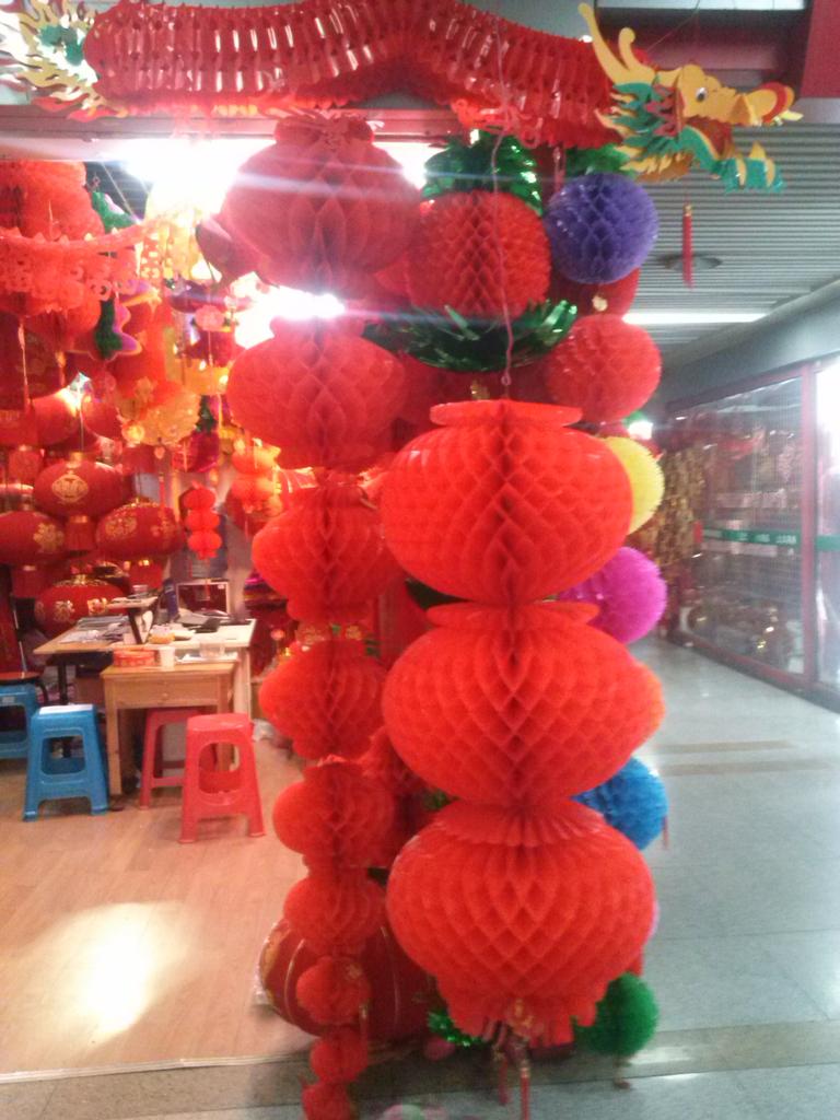 塑料纸灯笼喜庆灯笼婚庆装饰节日用品