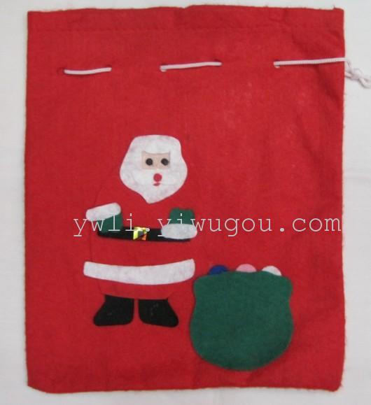 圣诞礼物袋圣诞老人礼物袋圣诞雪人礼物圣诞装饰