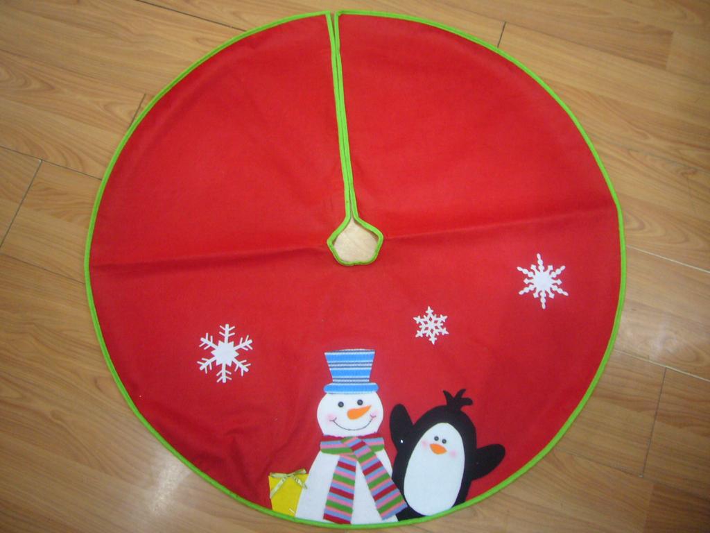 大红无纺布树裙