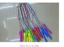 colorful fabric skipping rope
