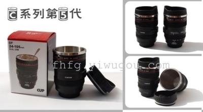 Cup 5 generations of creative camera lens mug gift Cup
