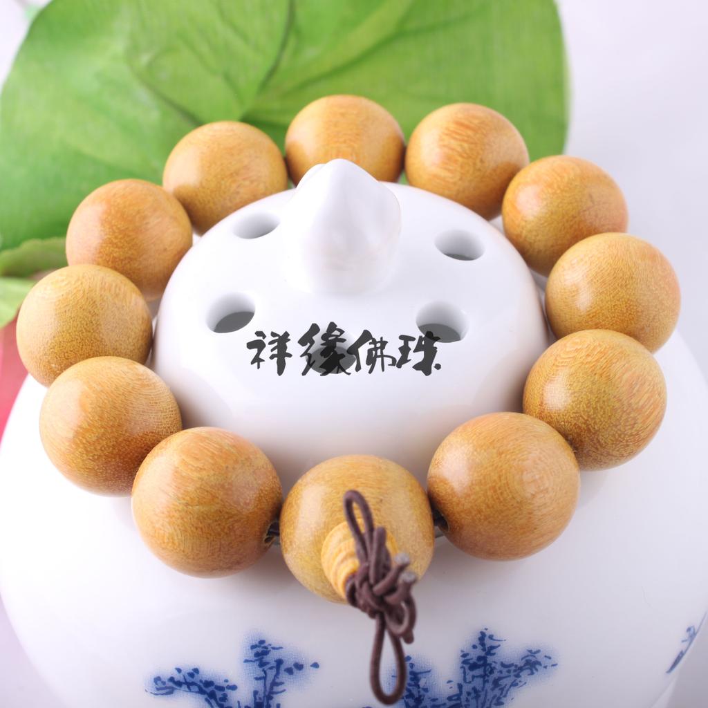 金花檀佛珠手串  金药檀佛珠手串厂家批发佛珠手链饰品礼品