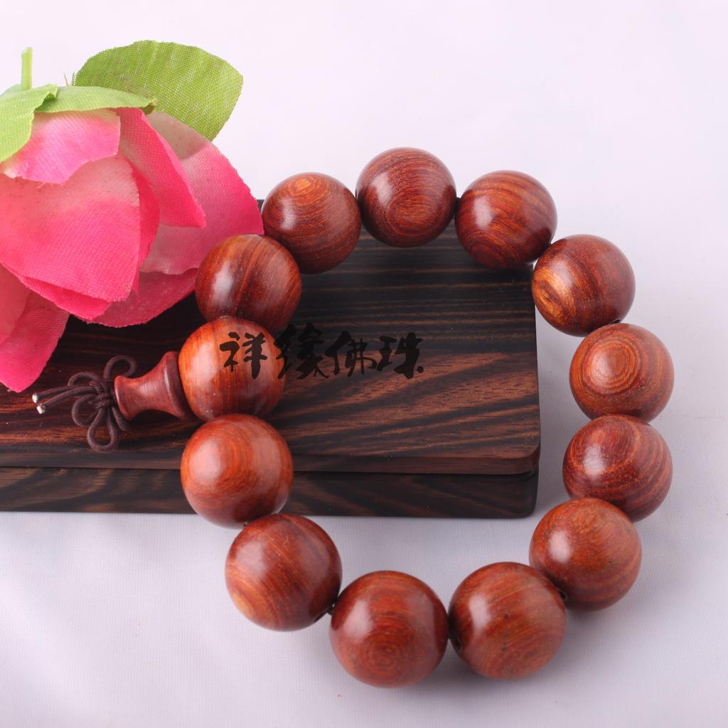 红檀佛珠手串批发  精品红檀木佛珠手串厂家批发