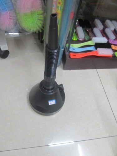 black plastic funnel