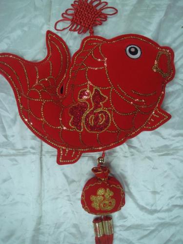 chinese knot colorful lucky fish handicraft mood supplies