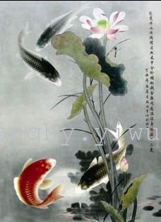 元通年年有余三维立体画