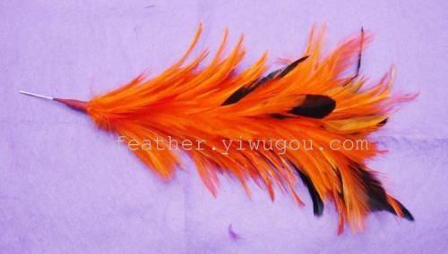 diy feather， feather headdress， feather headdress， feather corsage， multi-color optional