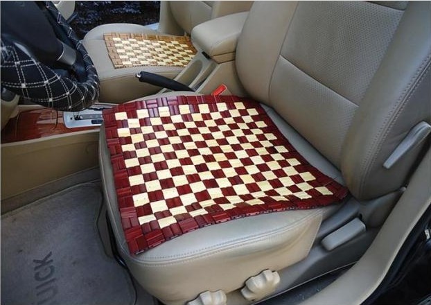 汽车用品全竹片麻将汽车夏季车垫凉垫办公椅四方垫