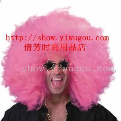 Super exaggerated wigs,Party wigs,Green wig,Supporters wig
