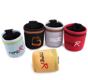 车用置物袋出风口置物车用杂物袋手机袋麂皮绒