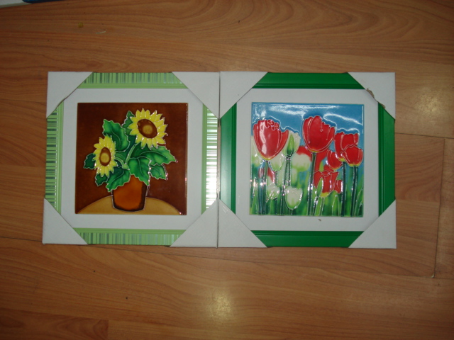 唐三彩陶瓷画 抽象室内装饰画 量大价优