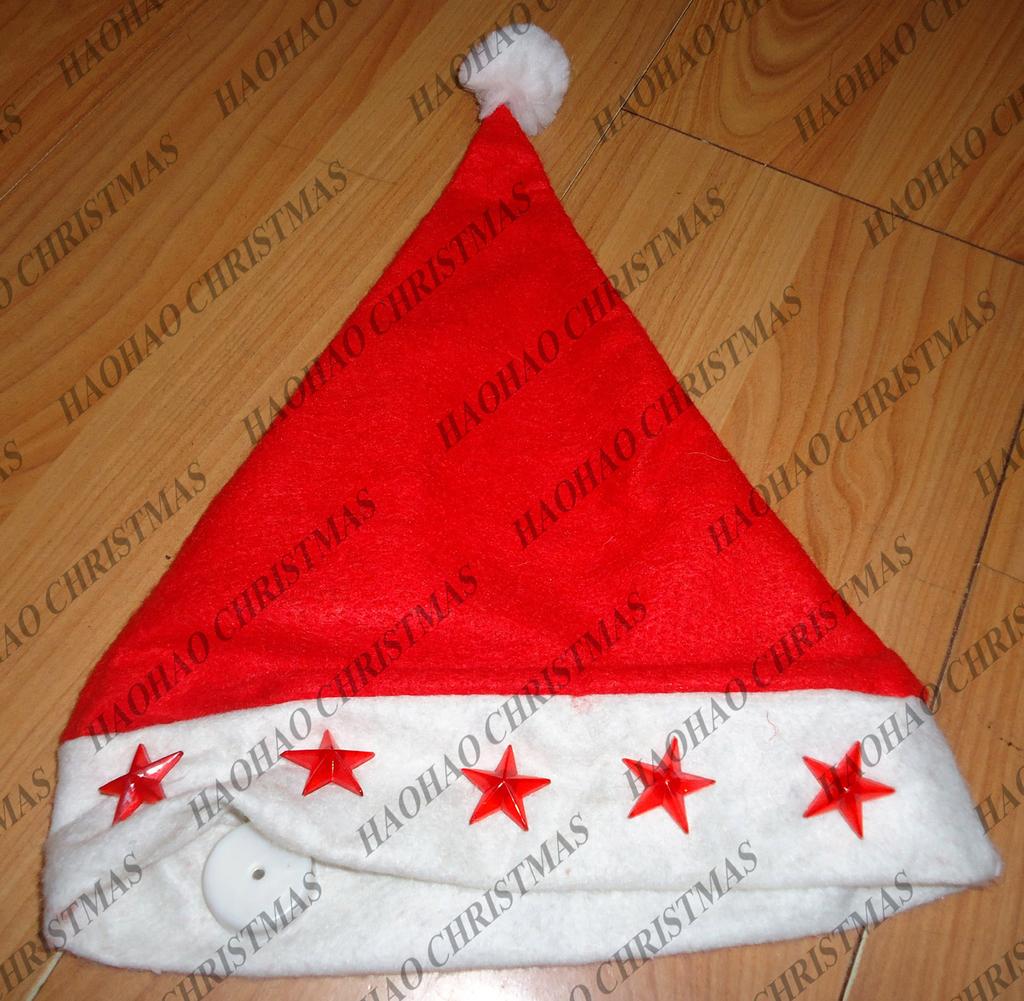 大红无纺布音乐帽