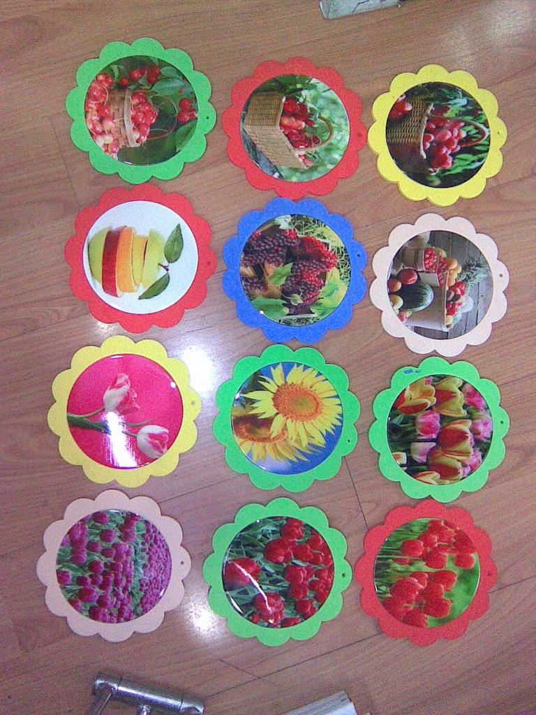 陶瓷歺垫韩版印花陶瓷隔热垫16公分创意隔热垫餐垫批发