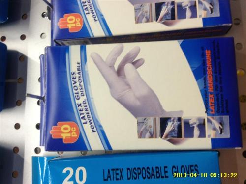 Disposable Latex Boxed Gloves