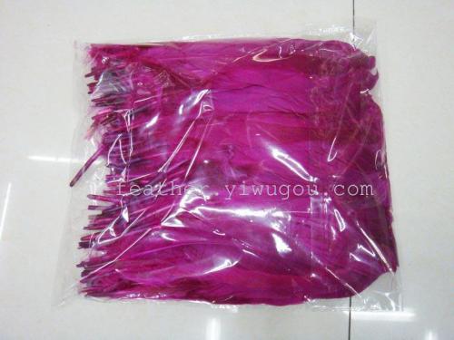 [factory direct sales] diy feather， goose feather， floating hair， multi-color optional