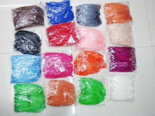 [factory direct sales] various feathers， diy feather， goose feather， floating hair， multi-color optional