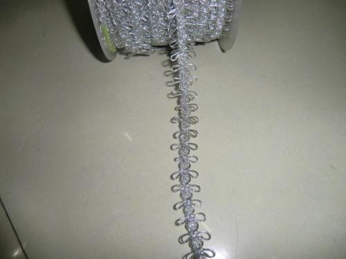 Crafts Accessories Lace， Clothing Accessory Laces， Curtain Accessories Lace， Silver Silk Lace