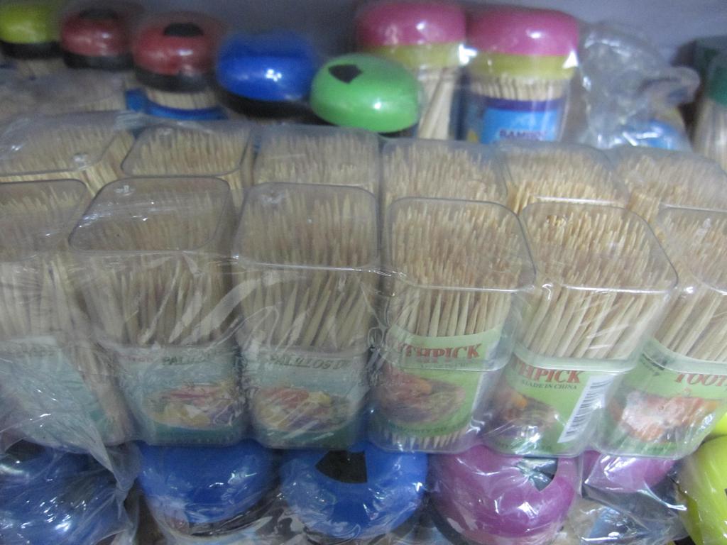 牙签。一次生产品