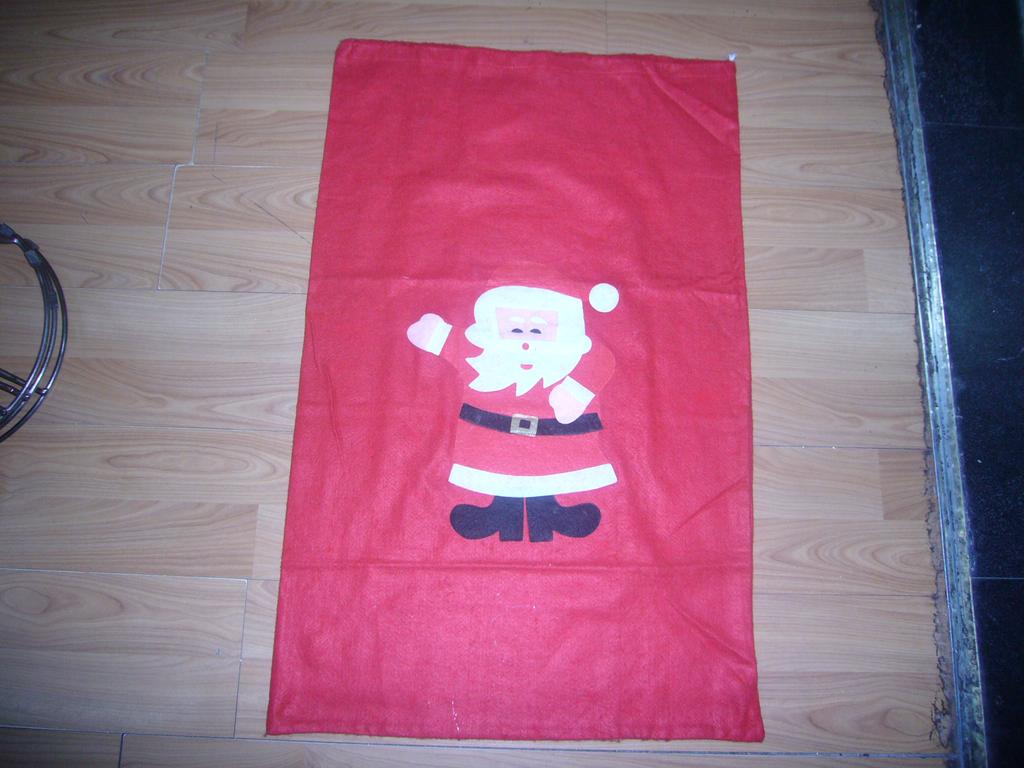 大红无纺布贴花袋