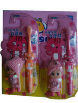 Frog 828A Children‘s Toothbrush Clean Soft Bristle 2 Years Old + Free Barbie