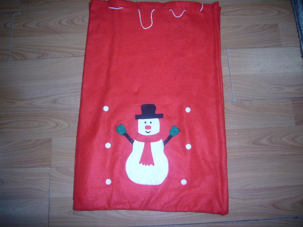 大红无纺布贴花袋