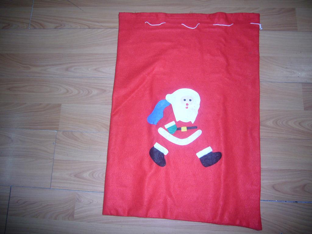 大红无纺布贴花袋