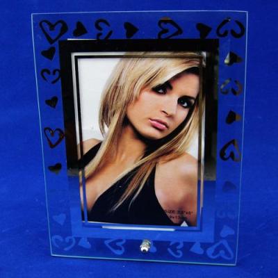 Yiwu wash mirrors 1//creative/export/platen glass photo frame 5 inch