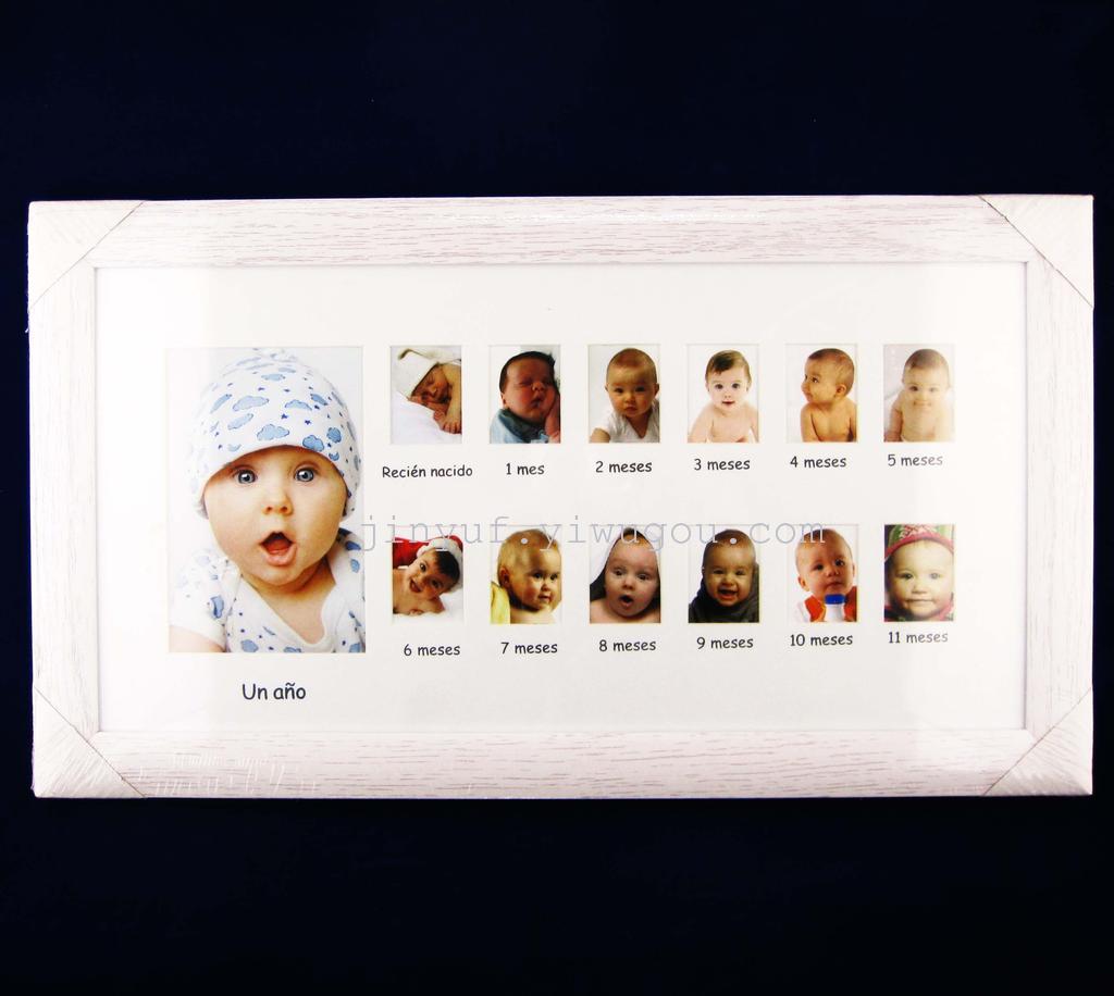 义乌组合木框三/木质/创意/外贸出口/相框