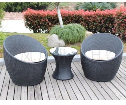 Nest Chair Outdoor Desk-Chair Rattan Table and Chair Leisure Furniture Outdoor Home Rattan Three-Piece Set Special Price