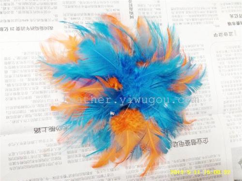 40595 Yiya Feather， Feather Headdress Flower， Feather Headwear， Feather Boutonniere