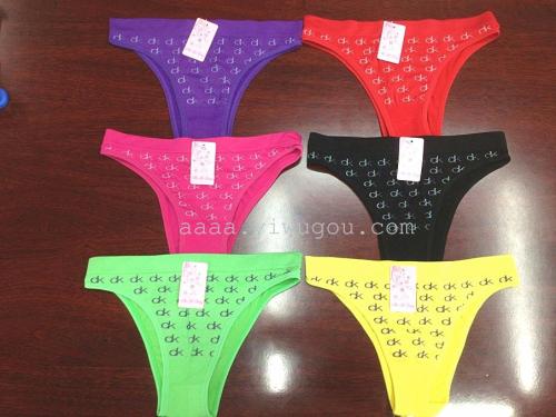 Seamless Bikini Underwear Spot Striped Briefs Women‘s Underwear OK