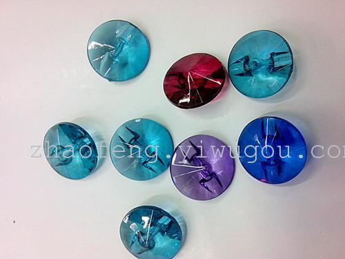 acrylic button satellite button high-grade korean acrylic diamond button transparent crystal color gem button