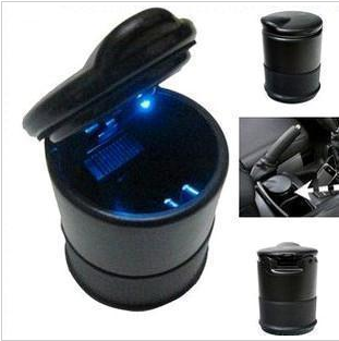 4S店传用烟灰缸LED汽车通用烟灰缸 多用烟灰缸